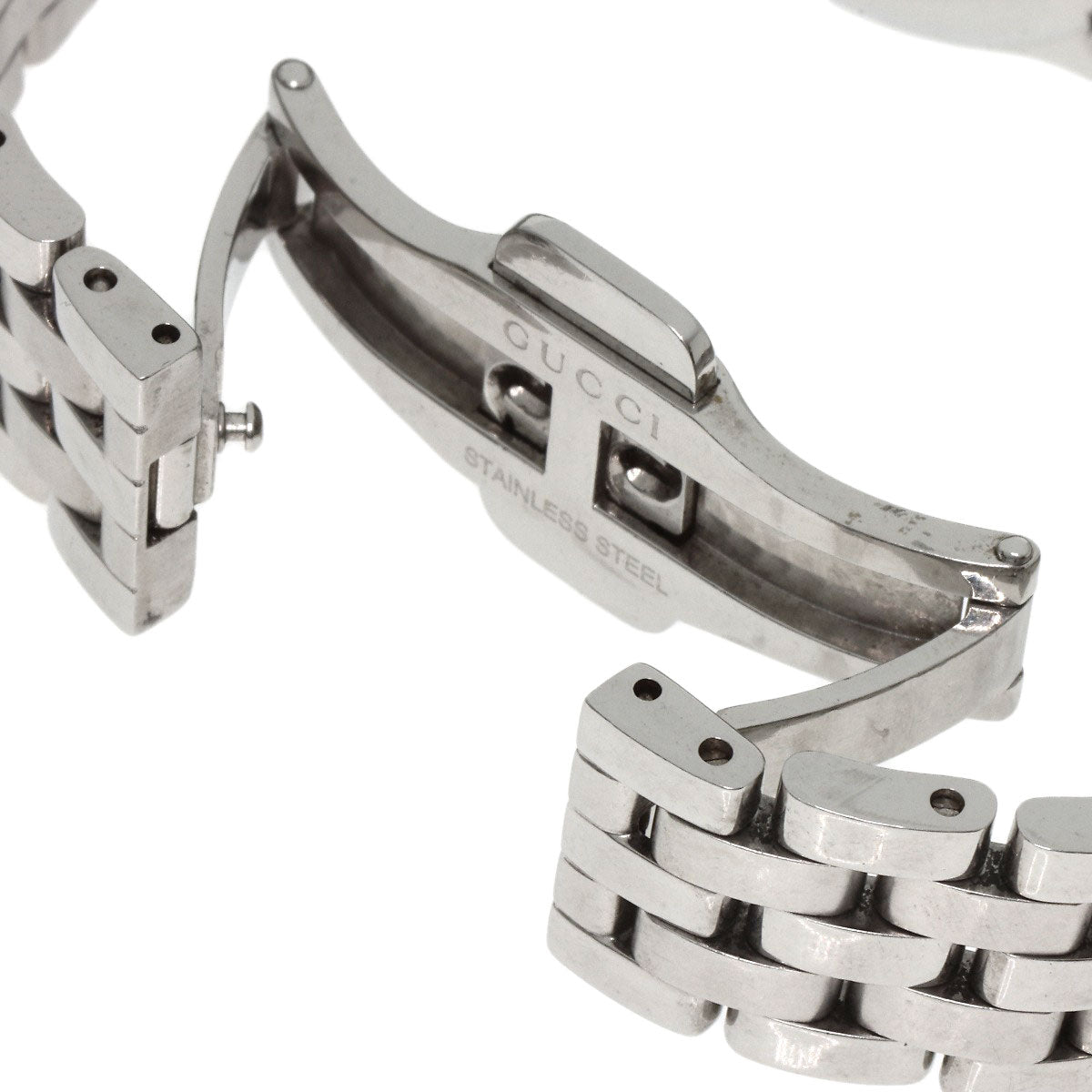 GUCCI Round face Watches 5500L Stainless Steel/Stainless Steel Ladies