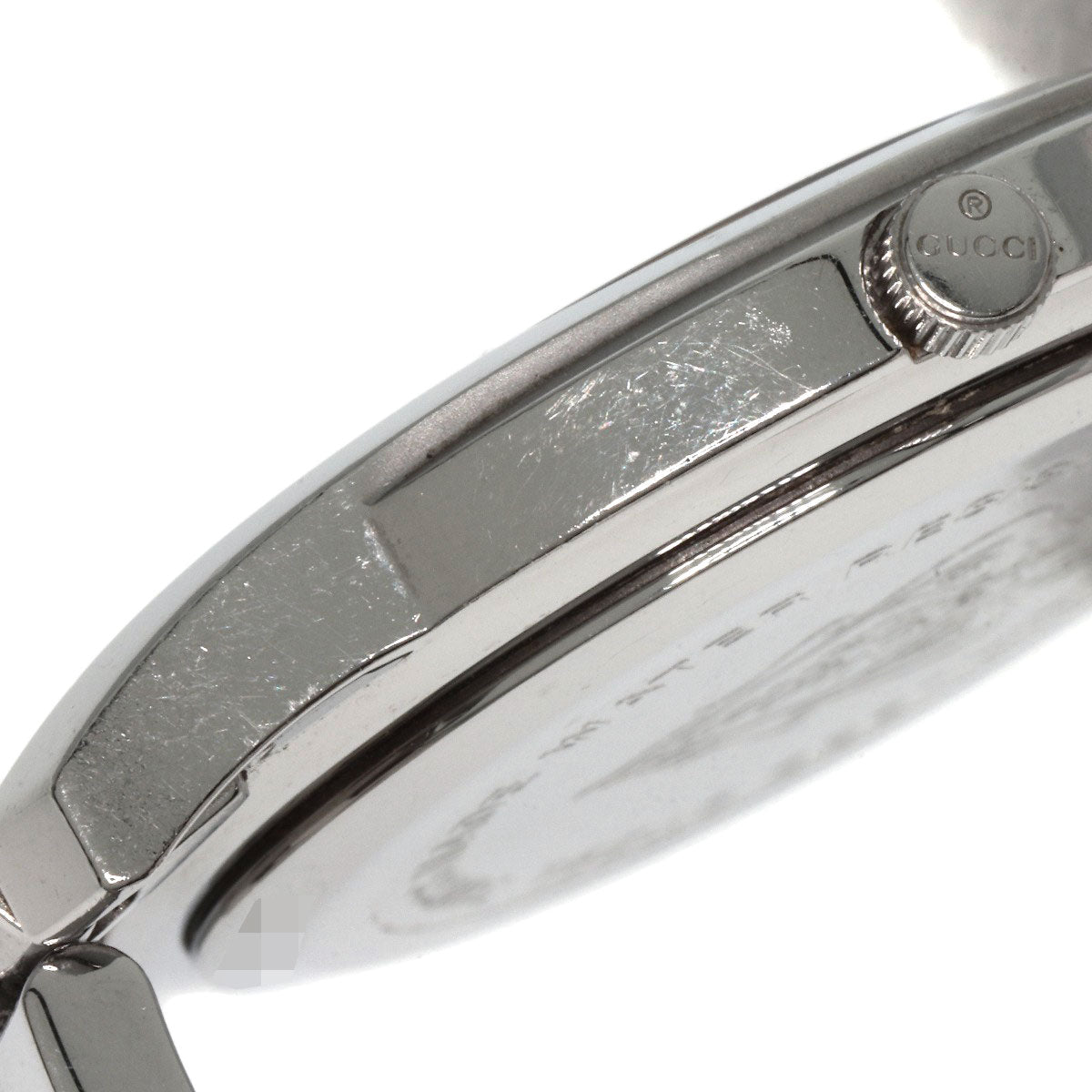 GUCCI Round face Watches 5500M Stainless Steel/Stainless Steel mens