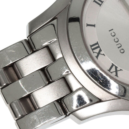 GUCCI Round face Watches 5500M Stainless Steel/Stainless Steel mens