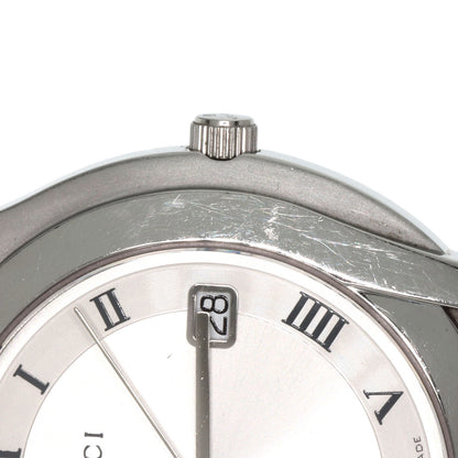 GUCCI Round face Watches 5500M Stainless Steel/Stainless Steel mens