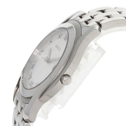 GUCCI Round face Watches 5500M Stainless Steel/Stainless Steel mens