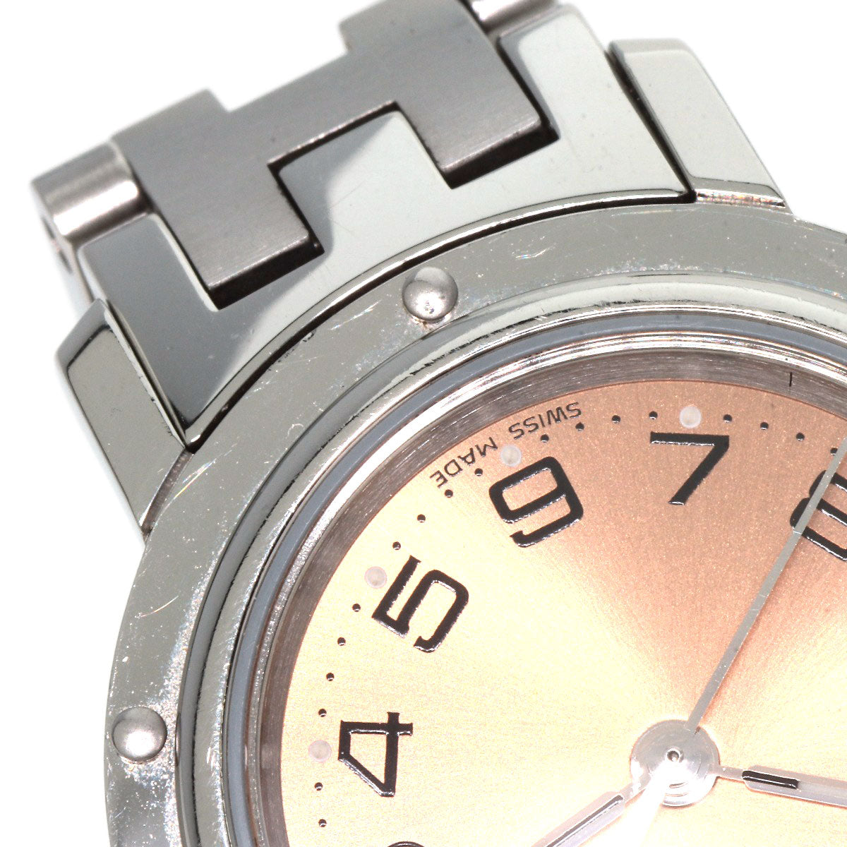 HERMES Clipper Watches CL4.210 Stainless Steel/Stainless Steel Ladies
