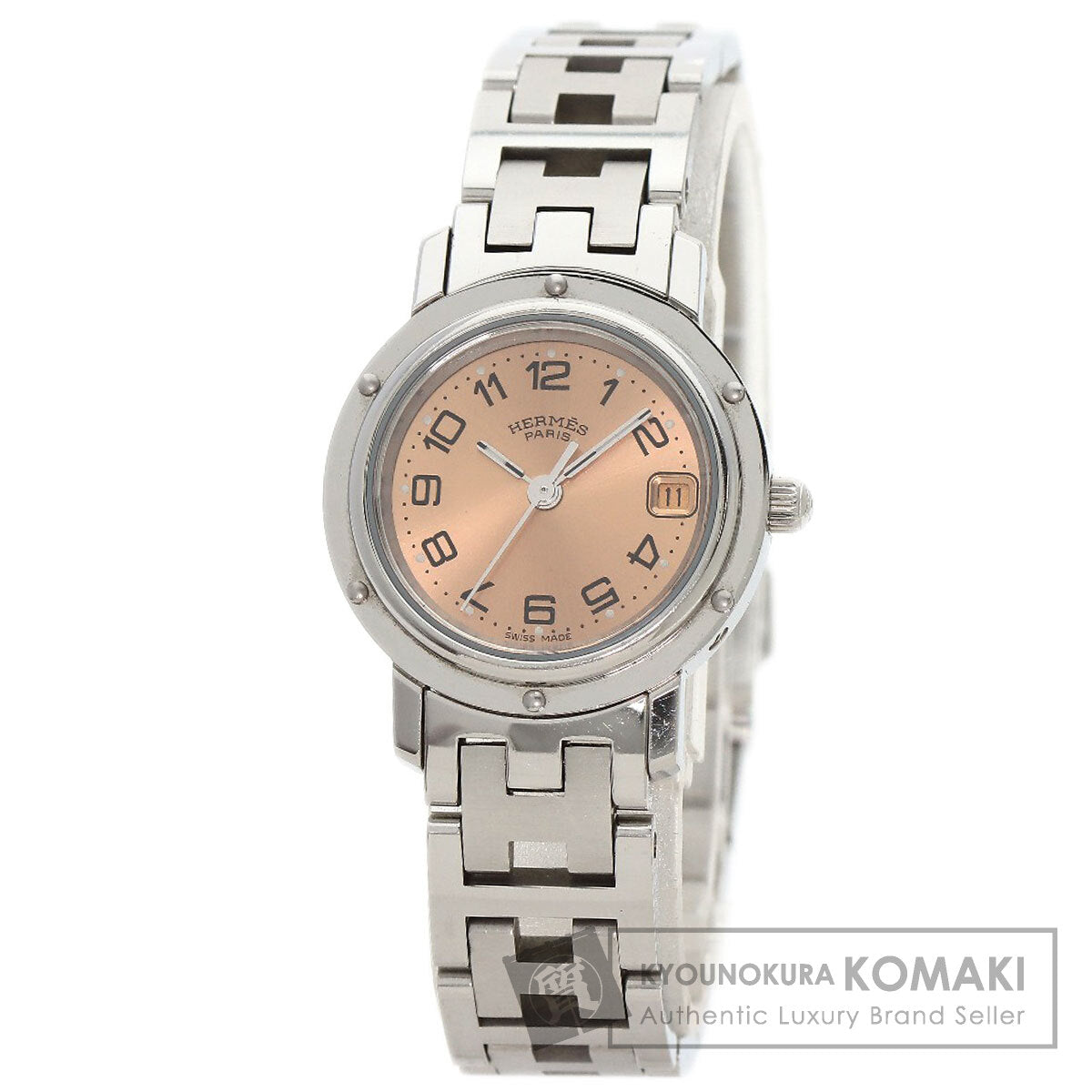 HERMES Clipper Watches CL4.210 Stainless Steel/Stainless Steel Ladies