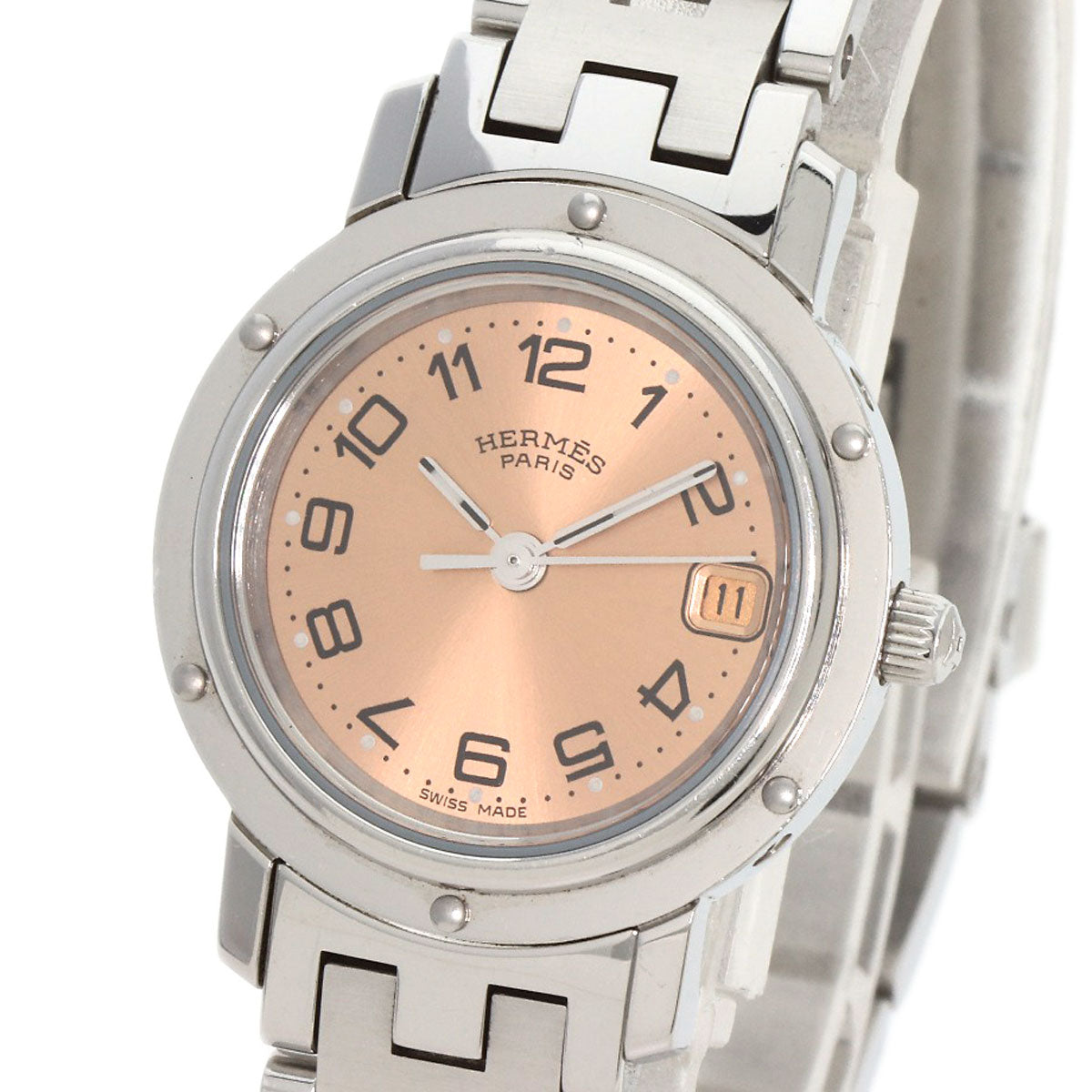 HERMES Clipper Watches CL4.210 Stainless Steel/Stainless Steel Ladies
