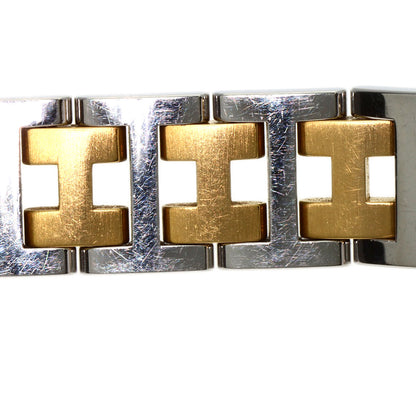 HERMES Clipper Old Belt Watches CL4.220 Stainless Steel/Two-Tone  Ladies