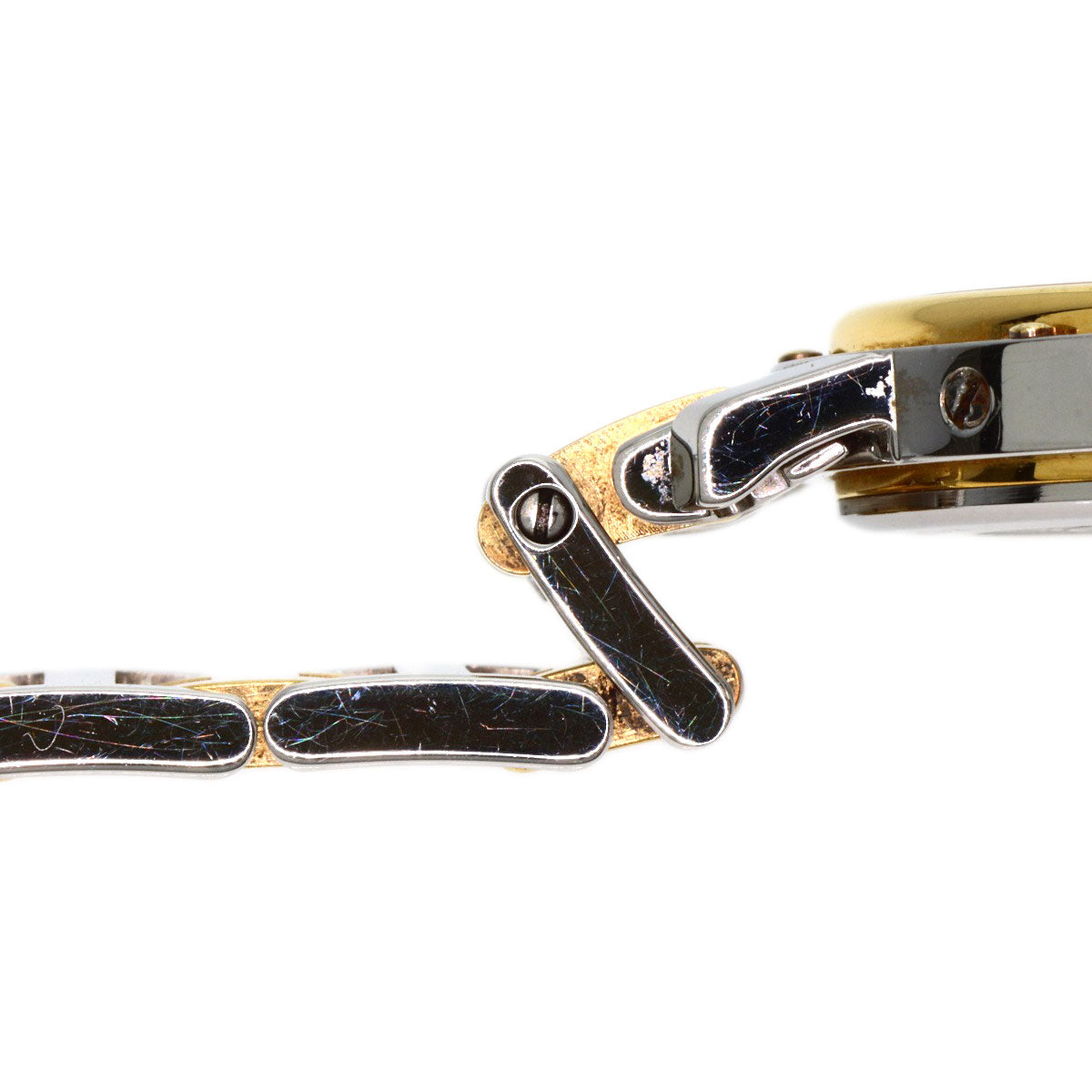 HERMES Clipper Old Belt Watches CL4.220 Stainless Steel/Two-Tone  Ladies