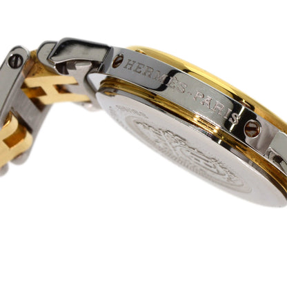 HERMES Clipper Old Belt Watches CL4.220 Stainless Steel/Two-Tone  Ladies