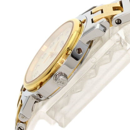 HERMES Clipper Old Belt Watches CL4.220 Stainless Steel/Two-Tone  Ladies