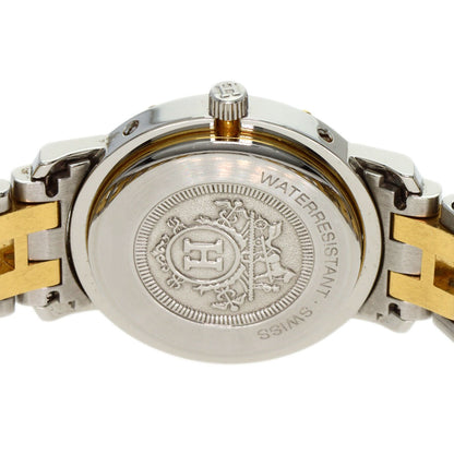 HERMES Clipper Old Belt Watches CL4.220 Stainless Steel/Two-Tone  Ladies