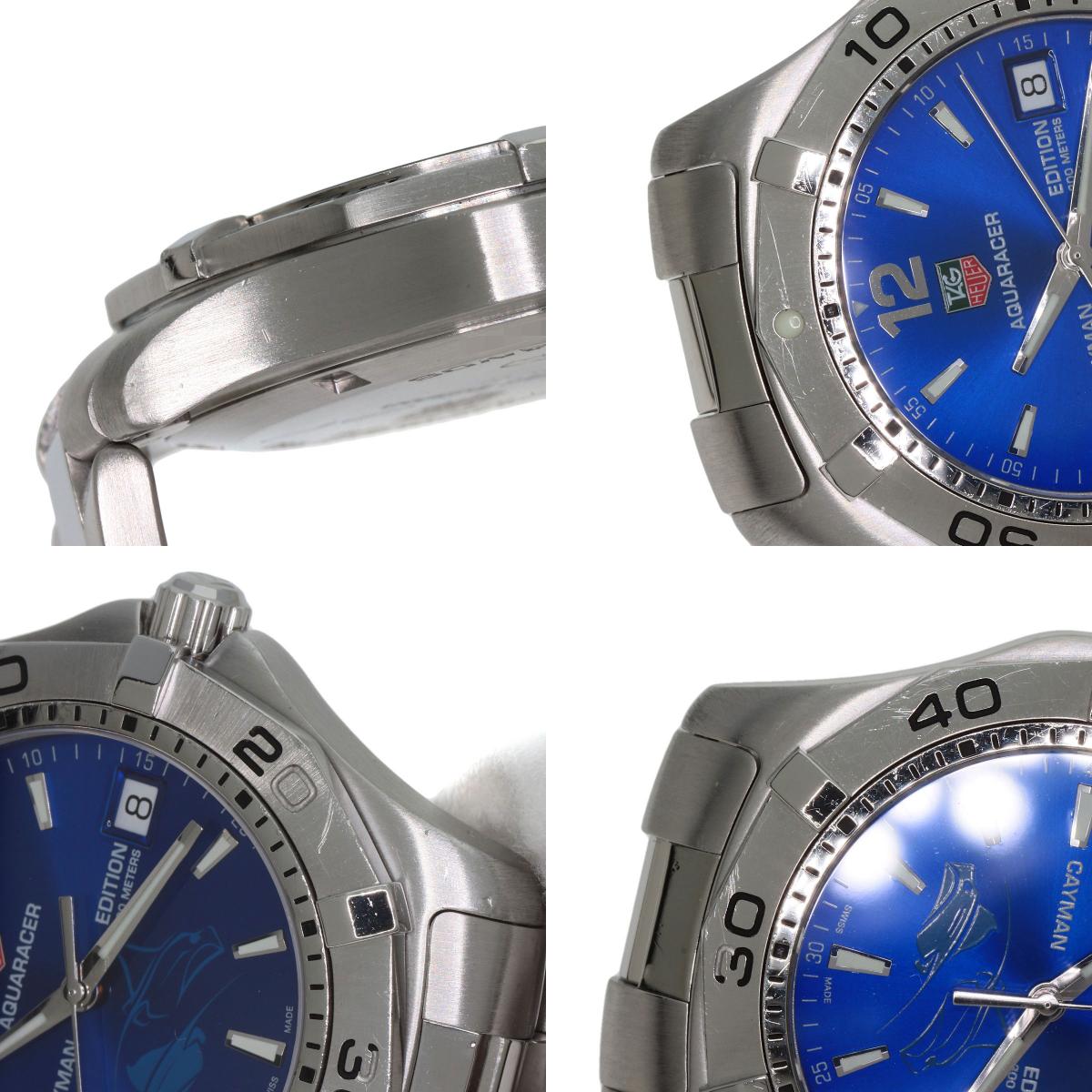 TAG HEUER Aqua Racer Cayman Limited to 700 Watches WAF111F Stainless Steel/Stainless Steel mens