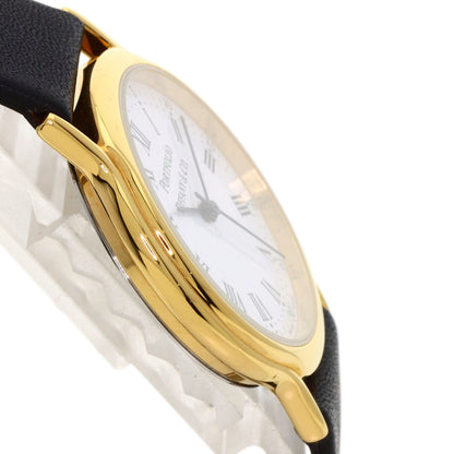 TIFFANY&Co. portfolio Watches Gold Plated/Leather Boys