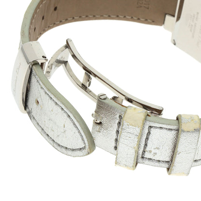 CHRISTIAN DIOR Riva Sparkling Chronograph Watches D81-101 Stainless Steel/Leather Ladies