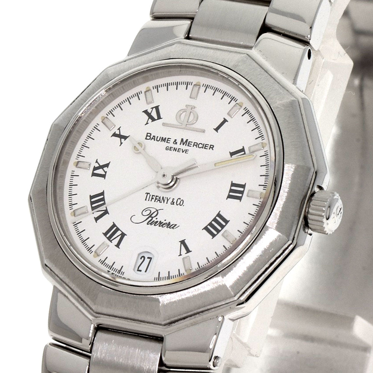 Baume & Mercier Riviera W-name TIFFANY&Co. collaboration Watches MV040078 Stainless Steel/Stainless Steel Ladies