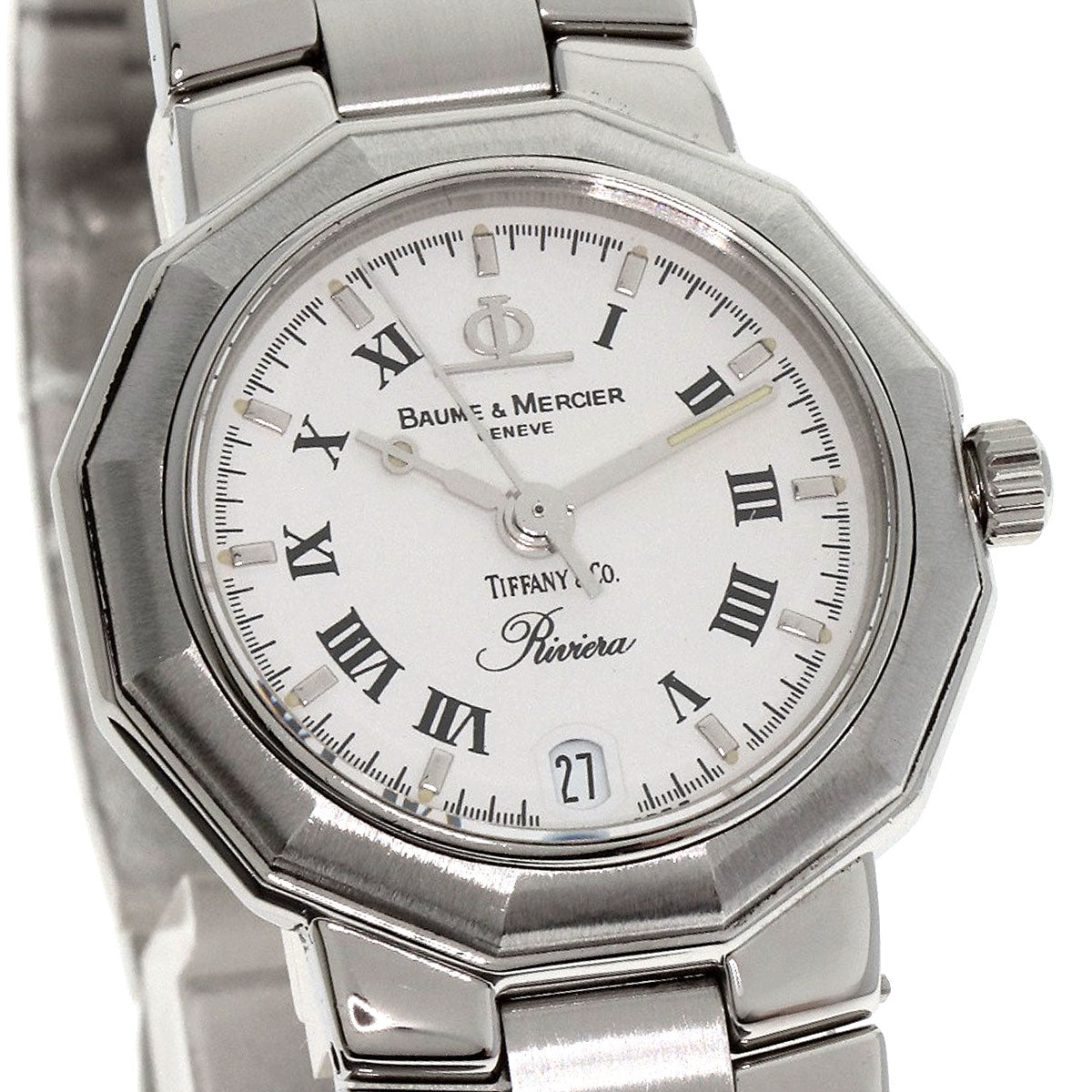 Baume & Mercier Riviera W-name TIFFANY&Co. collaboration Watches MV040078 Stainless Steel/Stainless Steel Ladies