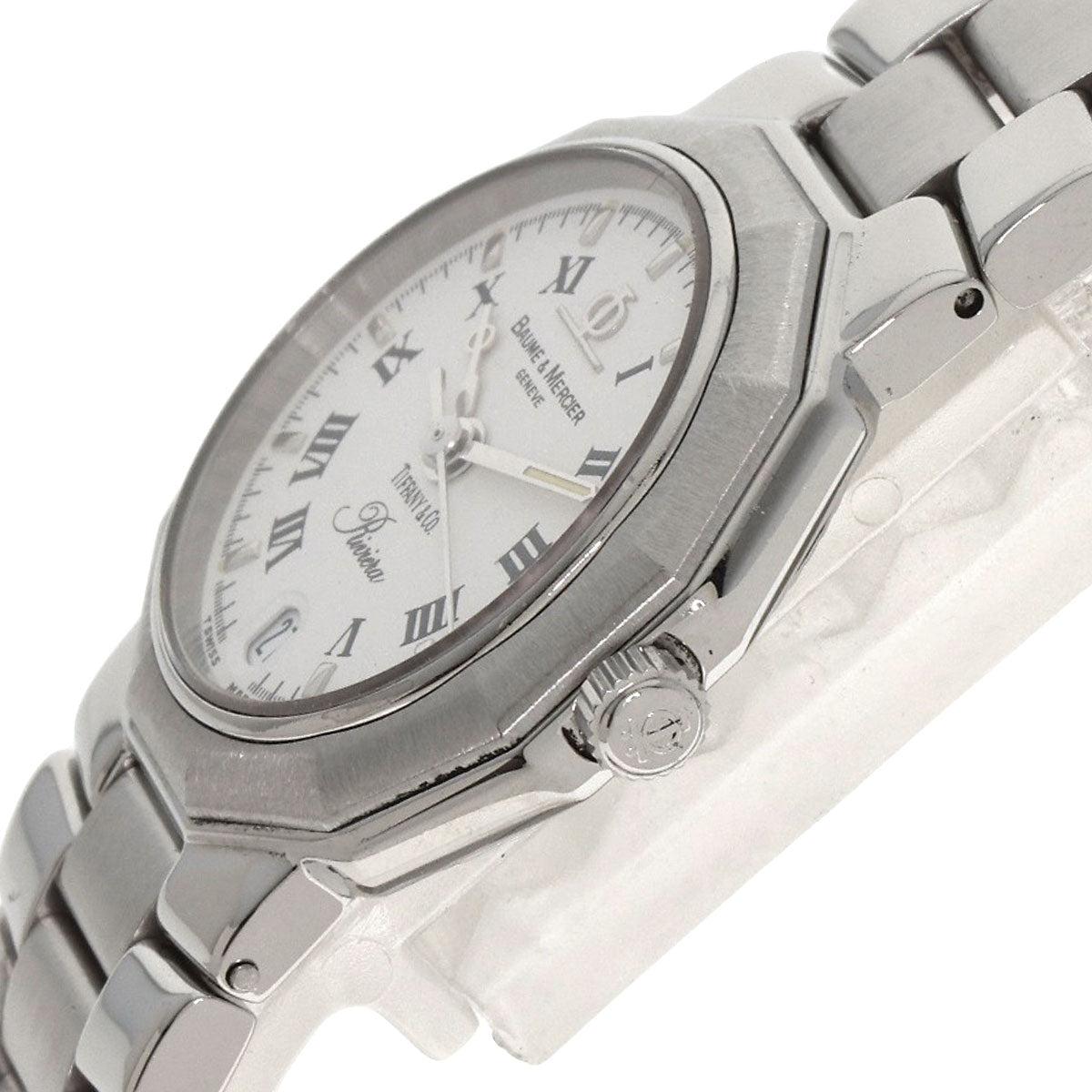Baume & Mercier Riviera W-name TIFFANY&Co. collaboration Watches MV040078 Stainless Steel/Stainless Steel Ladies