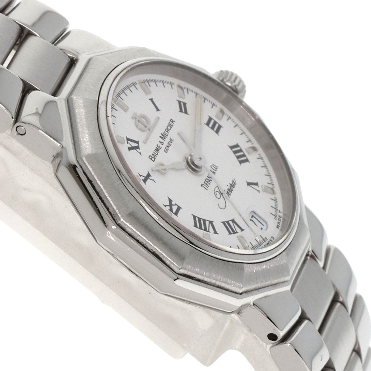 Baume & Mercier Riviera W-name TIFFANY&Co. collaboration Watches MV040078 Stainless Steel/Stainless Steel Ladies