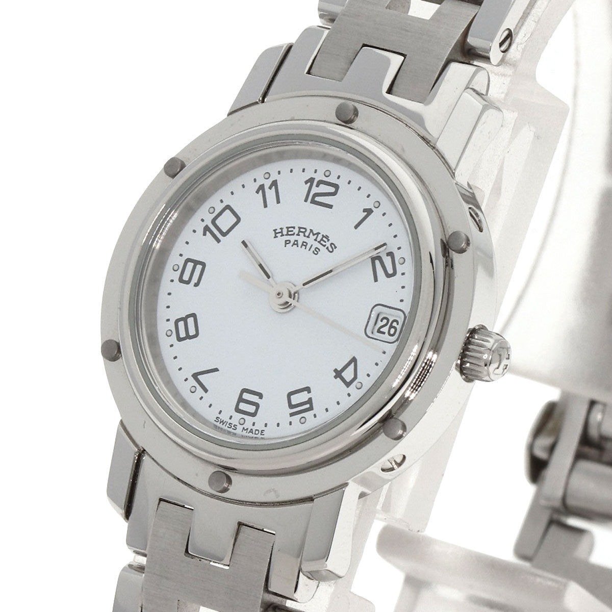 HERMES Clipper Watches CL4.210 Stainless Steel/Stainless Steel Ladies