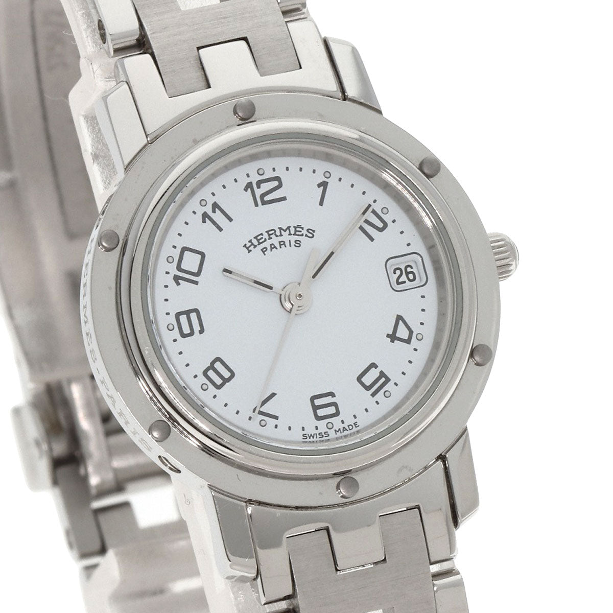 HERMES Clipper Watches CL4.210 Stainless Steel/Stainless Steel Ladies