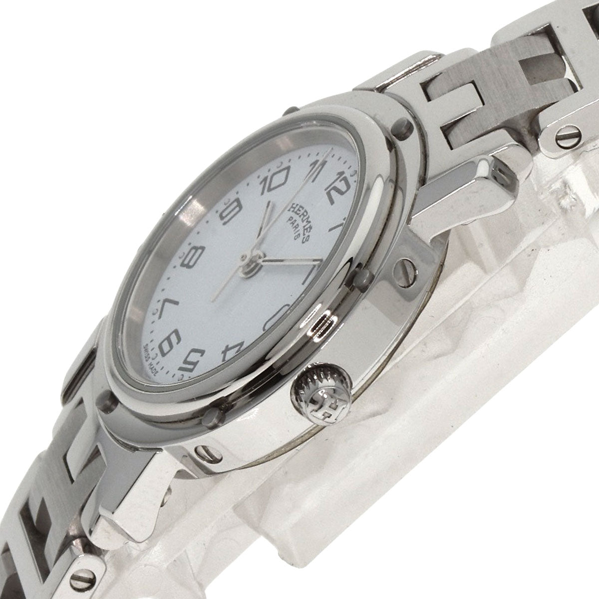 HERMES Clipper Watches CL4.210 Stainless Steel/Stainless Steel Ladies