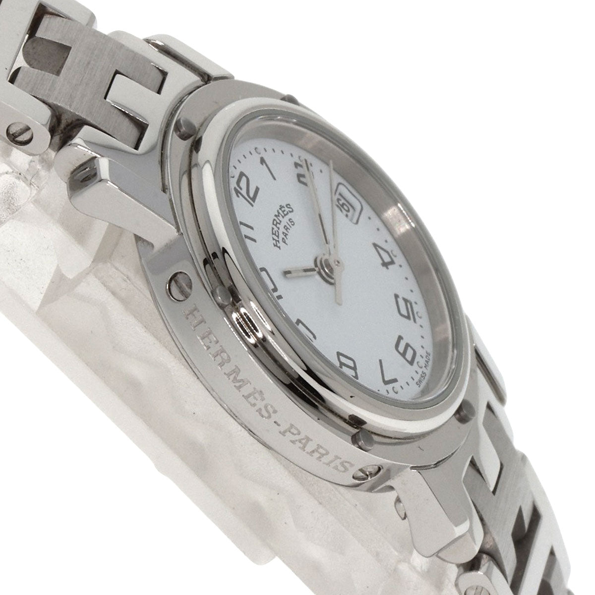 HERMES Clipper Watches CL4.210 Stainless Steel/Stainless Steel Ladies