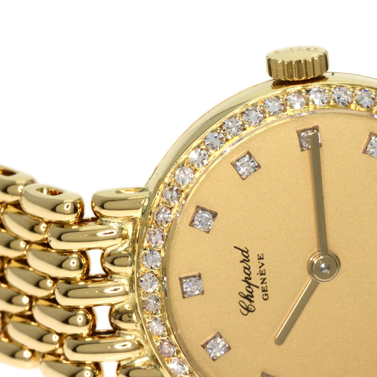Chopard Classic diamond Watches K18 Yellow Gold/18K Yellow Gold Ladies