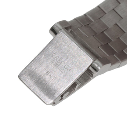 SEIKO CREDOR Bezel Dial Diamond Watches GTWE005 5A70-0380 K18 White Gold/K18 White Gold Ladies