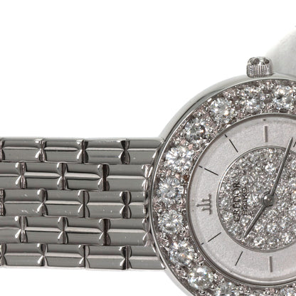 SEIKO CREDOR Bezel Dial Diamond Watches GTWE005 5A70-0380 K18 White Gold/K18 White Gold Ladies