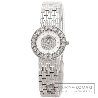 SEIKO CREDOR Bezel Dial Diamond Watches GTWE005 5A70-0380 K18 White Gold/K18 White Gold Ladies