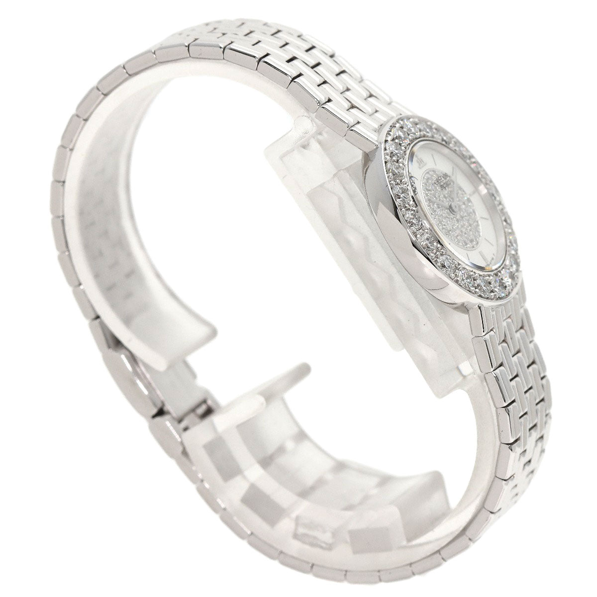 SEIKO CREDOR Bezel Dial Diamond Watches GTWE005 5A70-0380 K18 White Gold/K18 White Gold Ladies