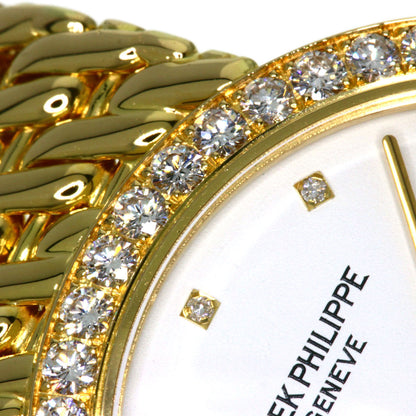 PATEK PHILIPPE Calatrava Bezel 12P Diamond Watches 5006/17J-001 K18 Yellow Gold/18K Yellow Gold mens