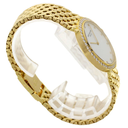 PATEK PHILIPPE Calatrava Bezel 12P Diamond Watches 5006/17J-001 K18 Yellow Gold/18K Yellow Gold mens