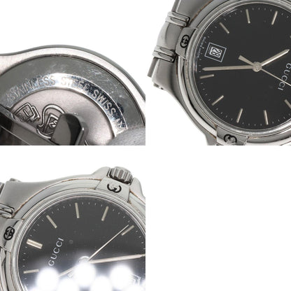 GUCCI Double G Watches 9040M Stainless Steel/Stainless Steel mens