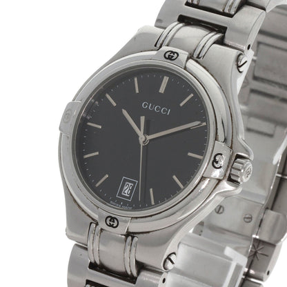 GUCCI Double G Watches 9040M Stainless Steel/Stainless Steel mens