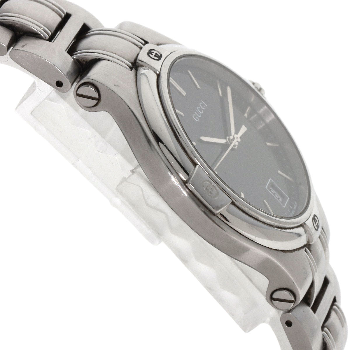 GUCCI Double G Watches 9040M Stainless Steel/Stainless Steel mens