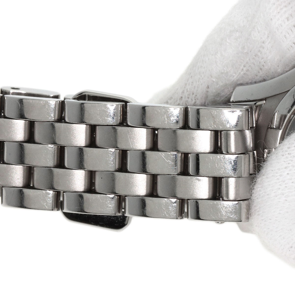 GUCCI 11P Diamond Watches 5500L Stainless Steel/Stainless Steel Ladies