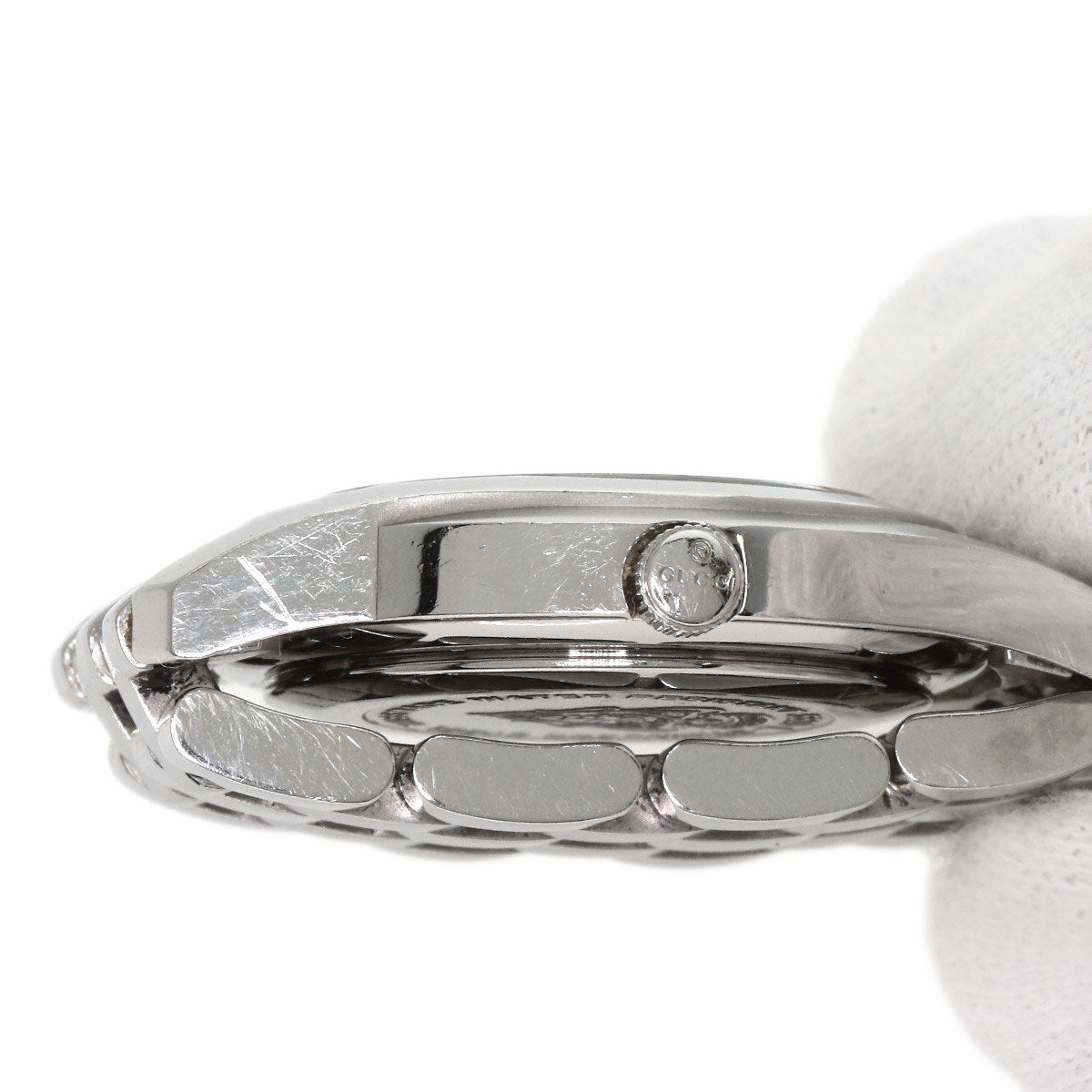 GUCCI 11P Diamond Watches 5500L Stainless Steel/Stainless Steel Ladies