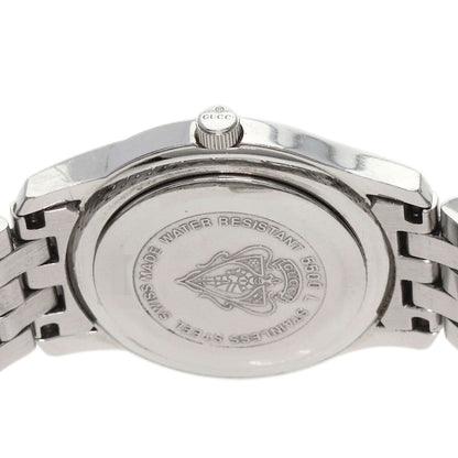 GUCCI 11P Diamond Watches 5500L Stainless Steel/Stainless Steel Ladies