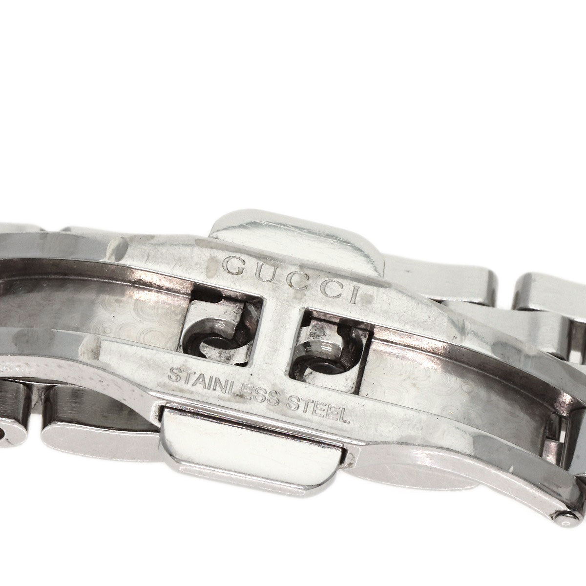 GUCCI 11P Diamond Watches 5500L Stainless Steel/Stainless Steel Ladies