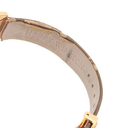 HARRY WINSTON Avenue C Mini Watches 332LQR AVCQHM16RR017 K18 Pink Gold/Satin Ladies