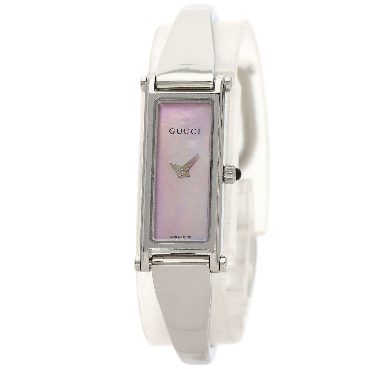 GUCCI Square face Watches 1500L Stainless Steel/Stainless Steel Ladies