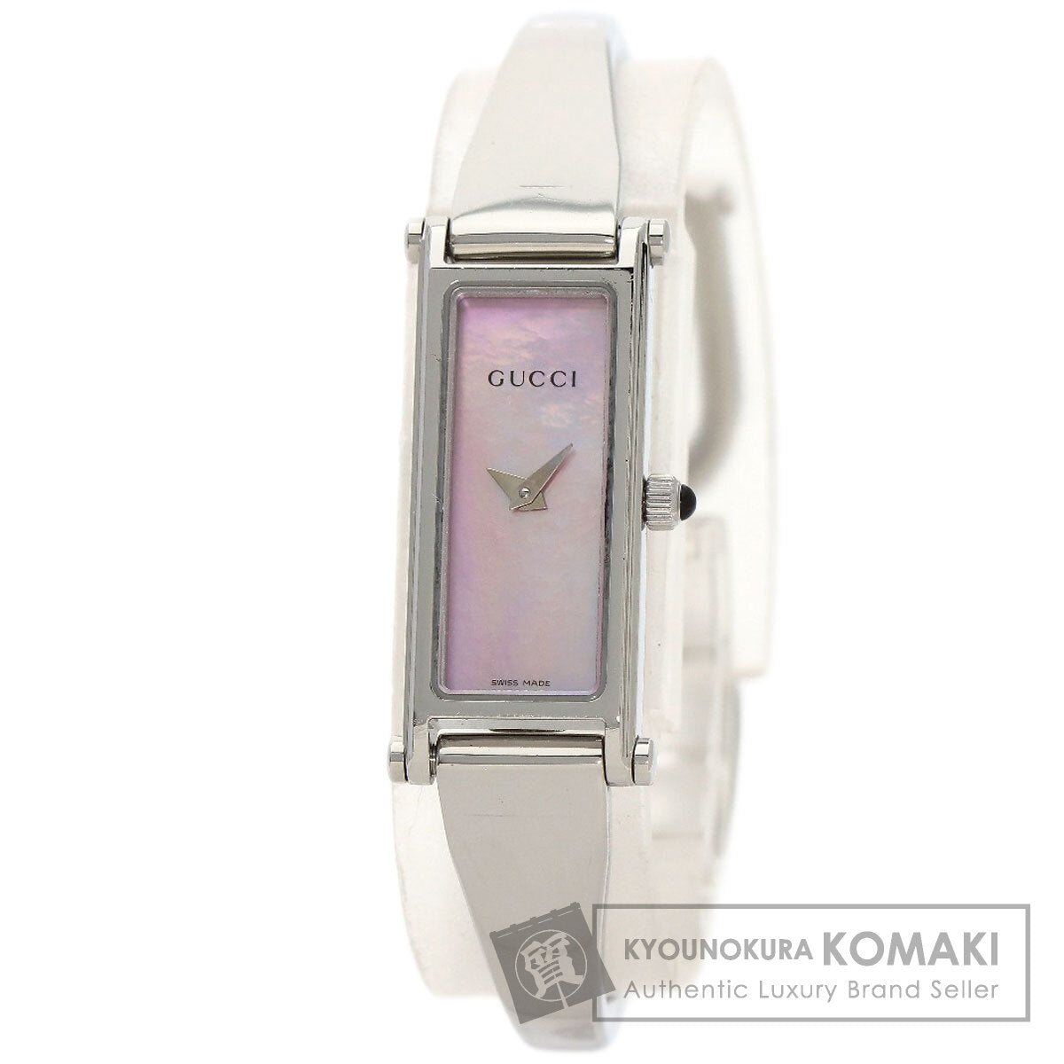GUCCI Square face Watches 1500L Stainless Steel/Stainless Steel Ladies