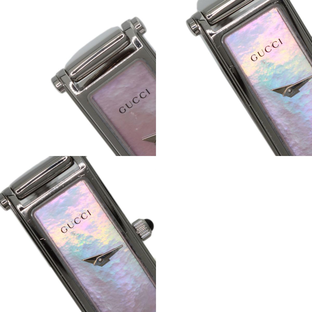 GUCCI Square face Watches 1500L Stainless Steel/Stainless Steel Ladies