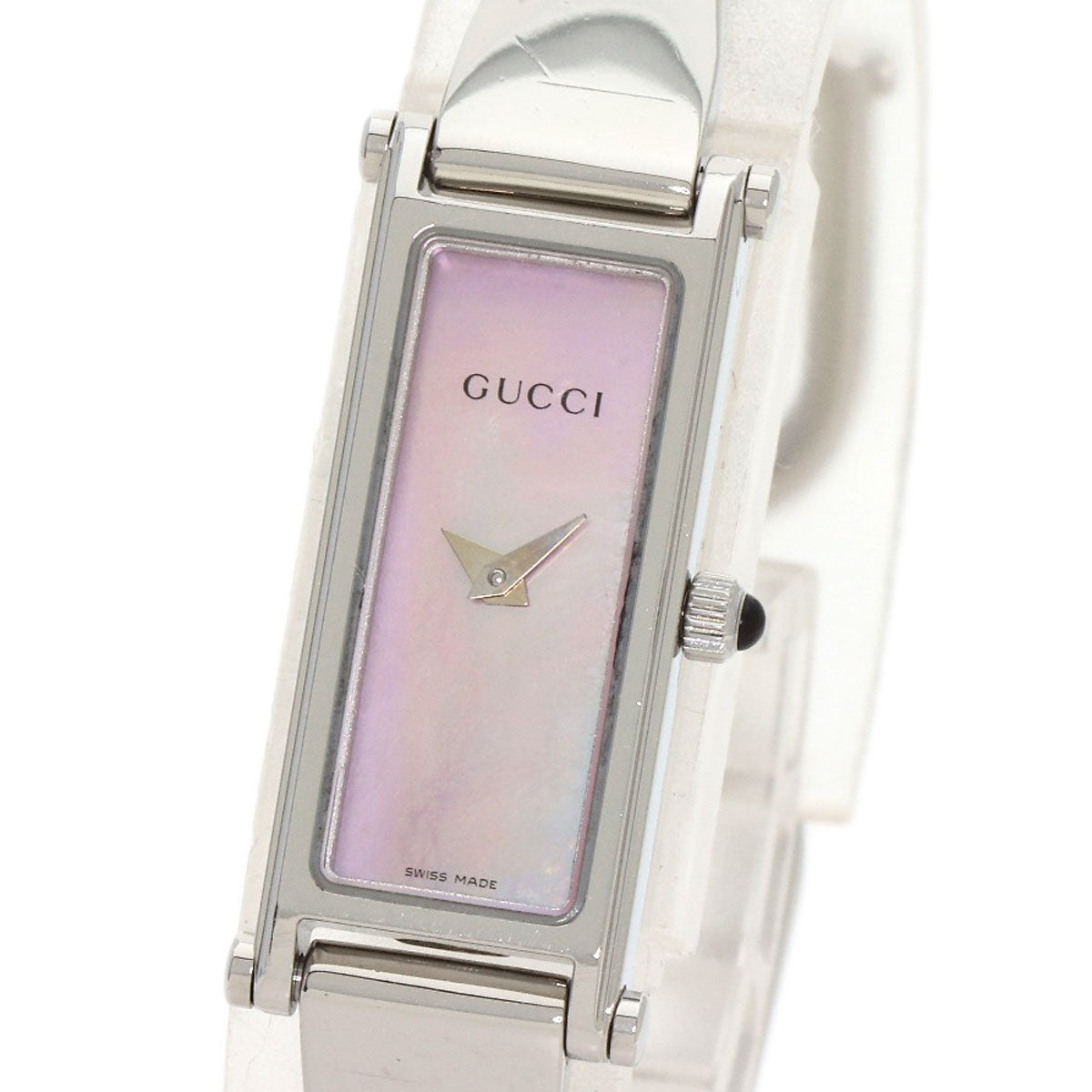 GUCCI Square face Watches 1500L Stainless Steel/Stainless Steel Ladies
