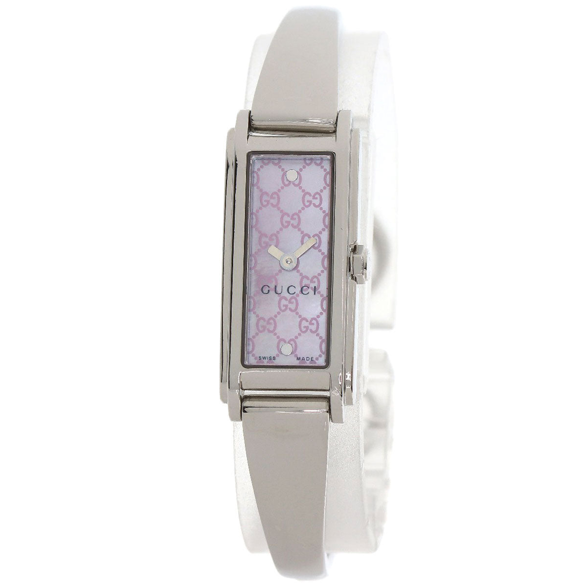 GUCCI GG square face Watches 109 Stainless Steel/Stainless Steel Ladies