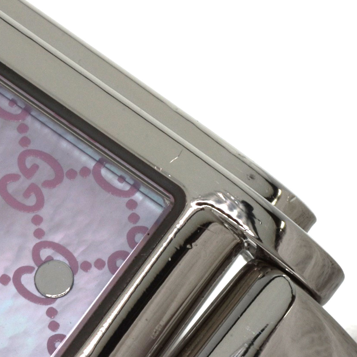 GUCCI GG square face Watches 109 Stainless Steel/Stainless Steel Ladies