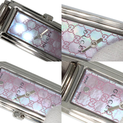 GUCCI GG square face Watches 109 Stainless Steel/Stainless Steel Ladies