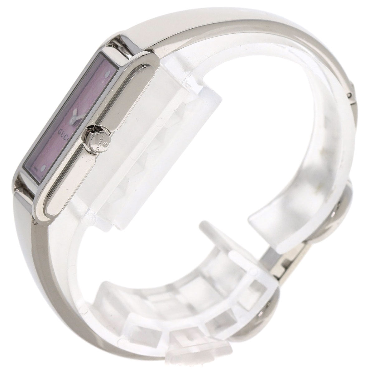 GUCCI GG square face Watches 109 Stainless Steel/Stainless Steel Ladies