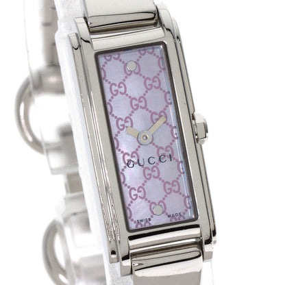 GUCCI GG square face Watches 109 Stainless Steel/Stainless Steel Ladies