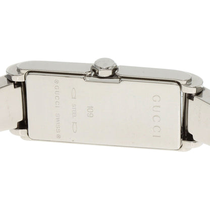GUCCI GG square face Watches 109 Stainless Steel/Stainless Steel Ladies