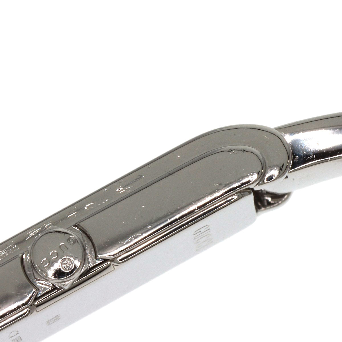 GUCCI GG square face Watches 109 Stainless Steel/Stainless Steel Ladies